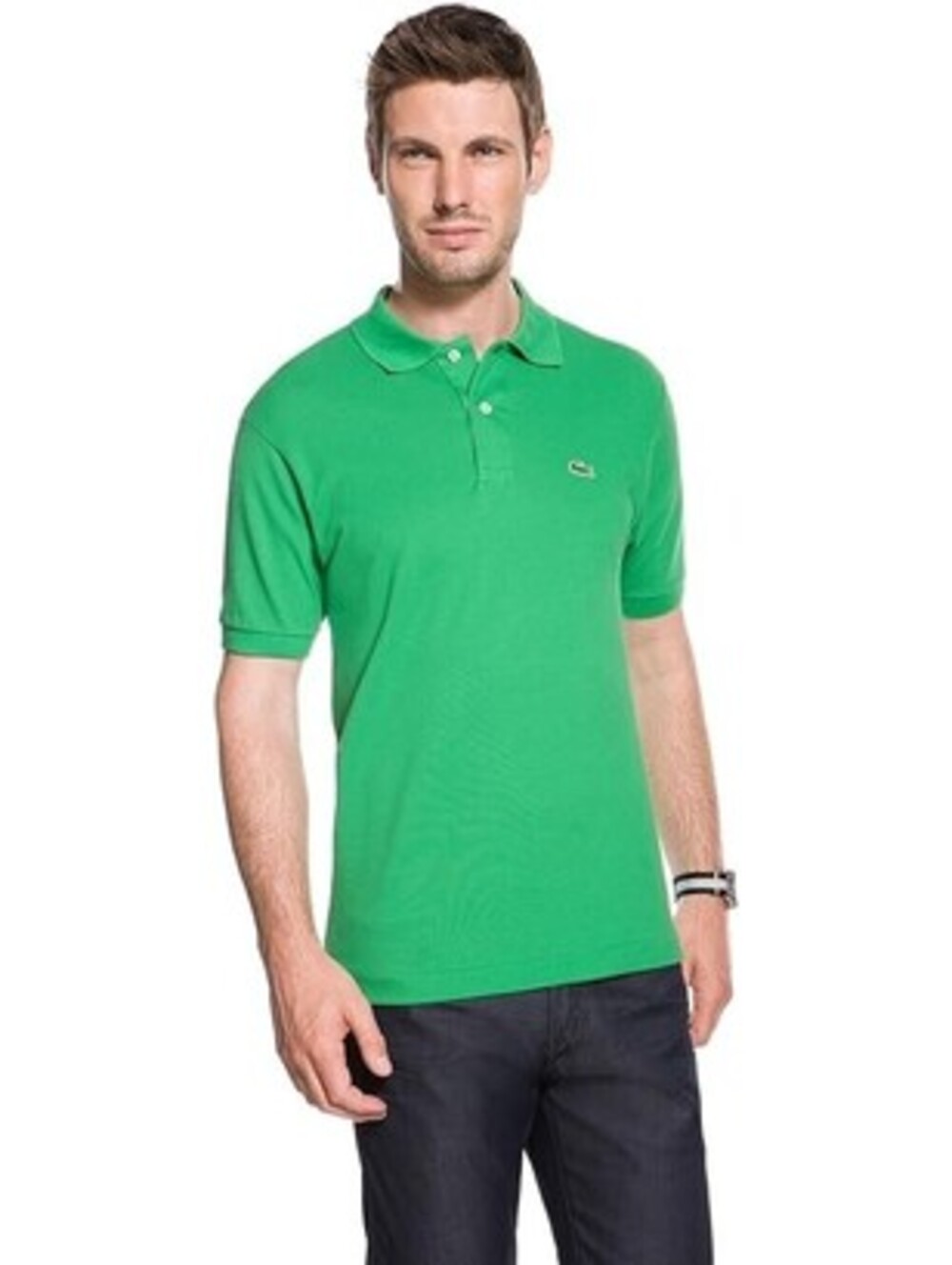 Lacoste Mens Legacy Short Sleeve L.12.12 Pique Polo Shirt, Size 5-L